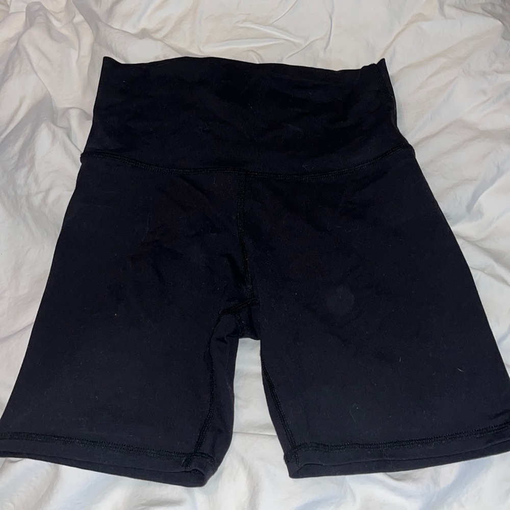 Black biker shorts